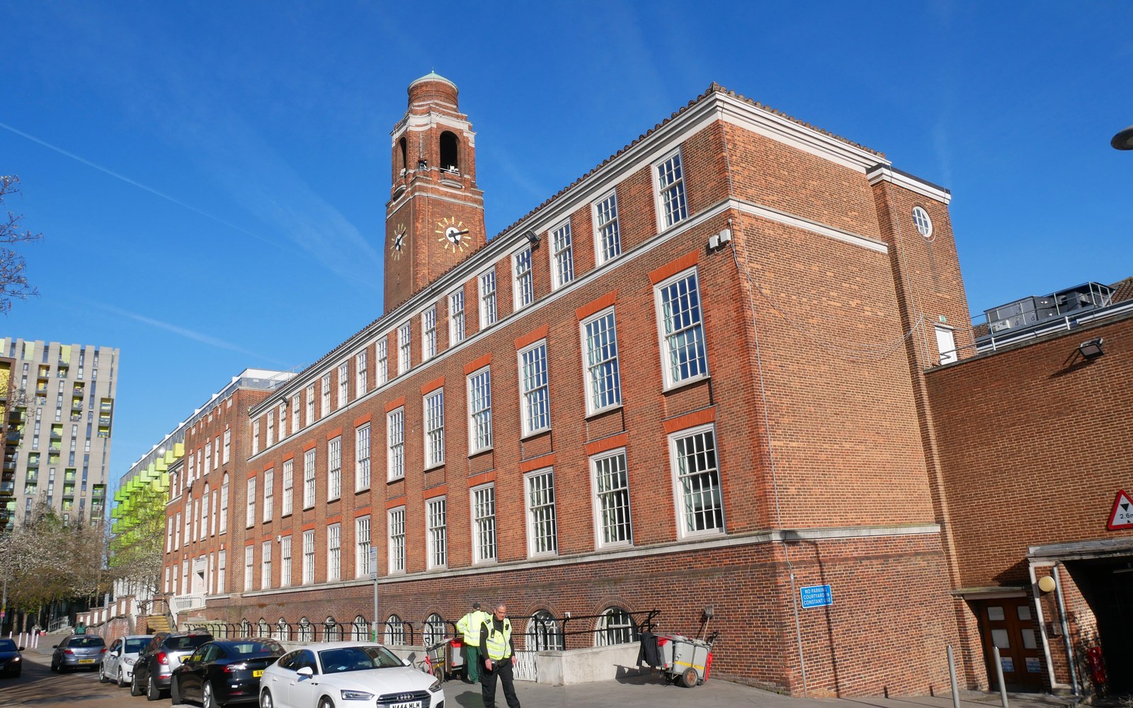 Barking Town Hall, the local authority behind a June 2026 illegal vape seizure