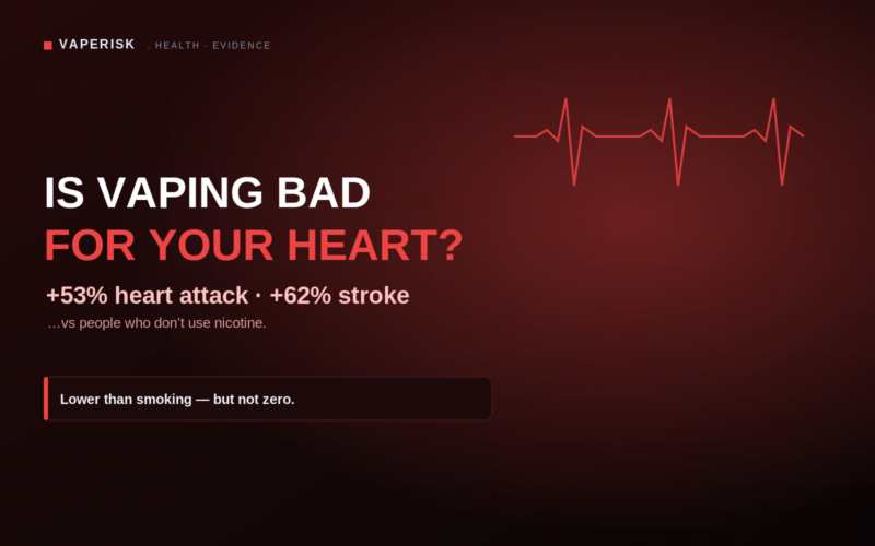 VapeRisk cardiovascular health guide cover explaining vaping and heart risk