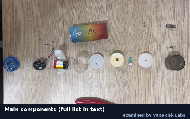 Fumot T9000 main components
