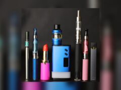Assorted e-cigarette device types used to illustrate USC vaping gene expression study coverage