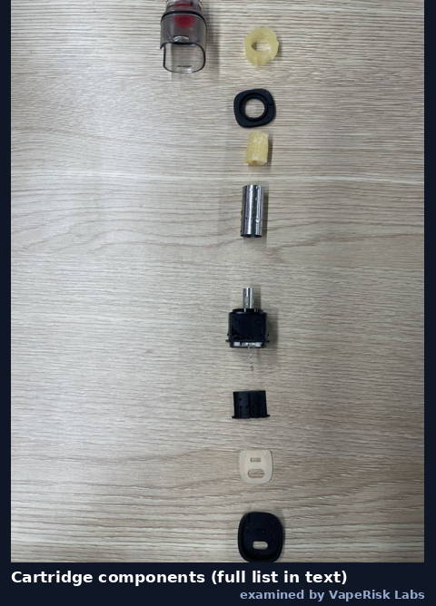 JNR 100K cartridge components